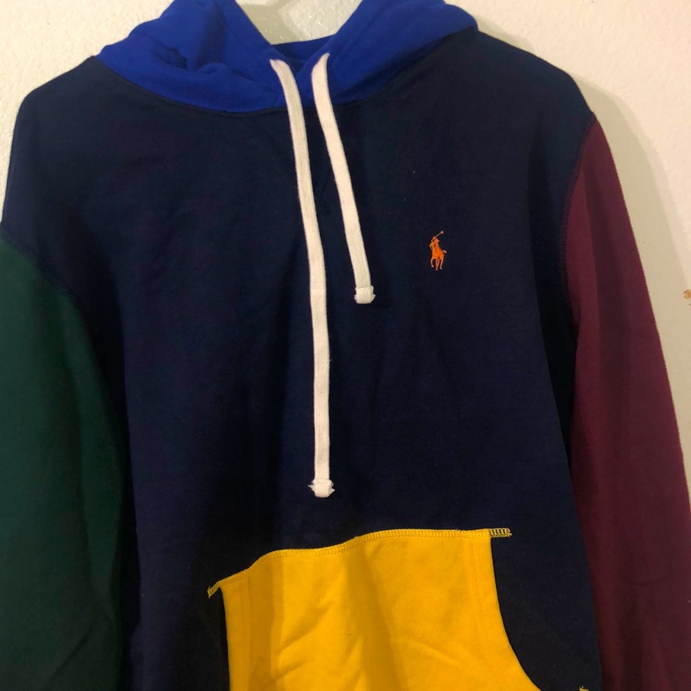 Polo Ralph Lauren color blocked hoodie